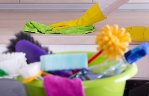 Commercial cleaner maintaining a Kennington office space