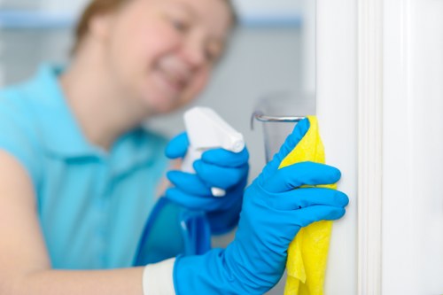 Detailed after builders cleaning to remove dust, residue, and marks after renovation work