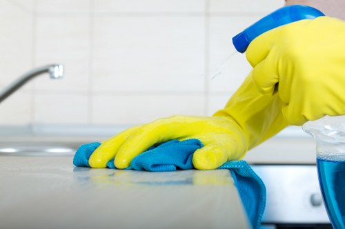 Clean oven appliance in a Kennington kitchen after professional cleaning