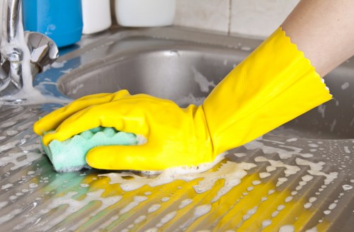 Cleaners providing domestic cleaning services in Kennington homes
