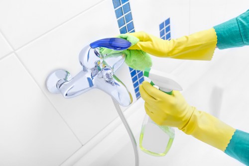 Donation box and charity reuse materials linked to oven cleaning operations